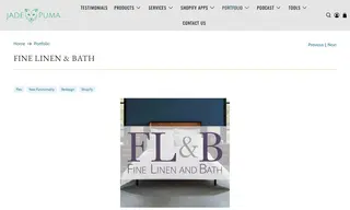 Preview of the Fine Linen & Bath Case Study