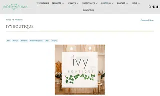 Preview of the Ivy Boutique Case Study