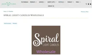 Preview of the Spiral Light Candles Case Study