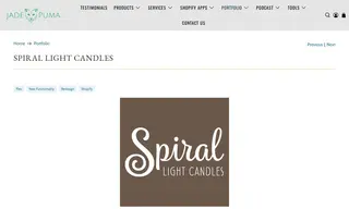 Preview of the Spiral Light Candles Case Study