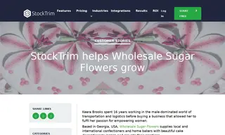 Preview of the Wholesale Sugar Flowers Case Study