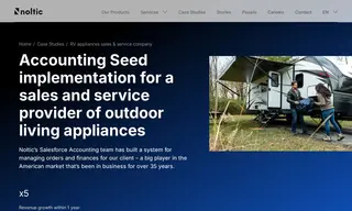 Preview of the RV Appliances Sales & Service Company Case Study