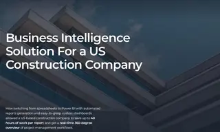 Preview of the US Construction Company Case Study