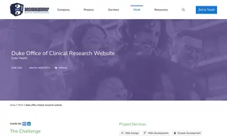 Preview of the Duke Office of Clinical Research Case Study