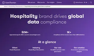 Preview of the Large Hospitality Brand Case Study