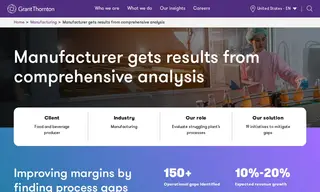 Preview of the Food and Beverage Producer Case Study