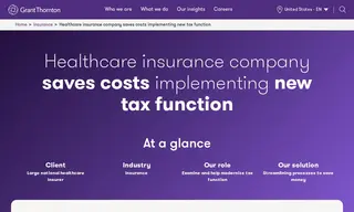 Preview of the Large National Healthcare Insurer Case Study