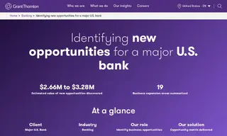 Preview of the Major U.S. Bank Case Study