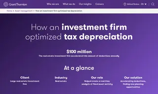 Preview of the Large Real Estate Investment Firm Case Study