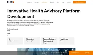 Preview of the Renowned Health Advisory Platform Case Study