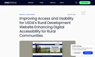 Preview of the USDA Case Study