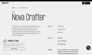 Preview of the Nova Crafter Case Study