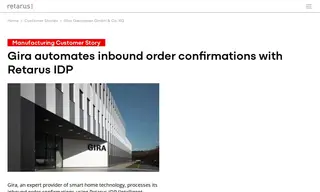 Preview of the Gira Giersiepen GmbH & Co. KG Case Study