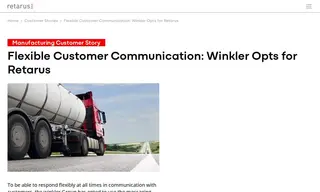 Preview of the winkler Group Case Study