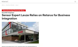 Preview of the Leuze Electronic Deutschland GmbH + Co. KG Case Study