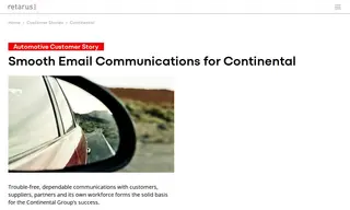 Preview of the Continental AG Case Study