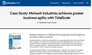 Preview of the Mohawk Industries Case Study