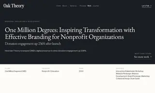 Preview of the One Million Degrees (omd) Case Study