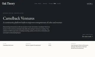 Preview of the Camelback Ventures Case Study