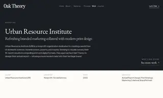 Preview of the Urban Resource Institute (uri) Case Study