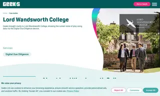 Preview of the Lord Wandsworth College Case Study