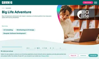 Preview of the Big Life Adventure Case Study