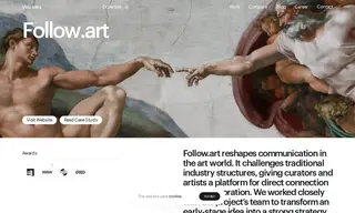 Preview of the Follow.art Case Study