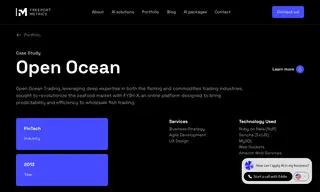 Preview of the Open Ocean Trading Case Study