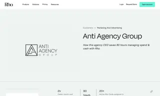 Preview of the Anti Agency Group Case Study