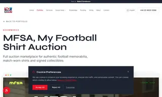 Preview of the My Football Shirt Auction Case Study