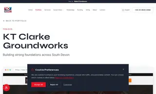 Preview of the KT Clarke Groundworks Ltd Case Study