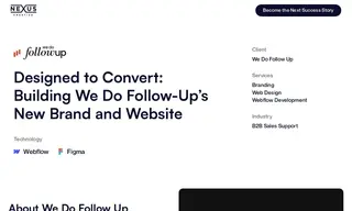 Preview of the We Do Follow Up Case Study