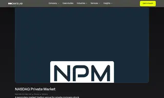 Preview of the Nasdaq Private Market Case Study