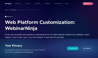 Preview of the WebinarNinja Case Study