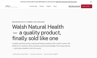 Preview of the Walsh Natural Health Case Study