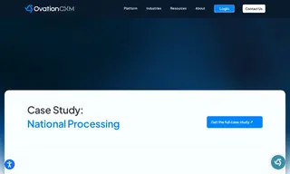 Preview of the National Processing Case Study