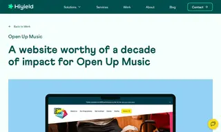 Preview of the Open Up Music Case Study