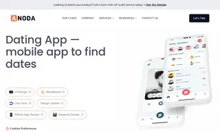 Preview of the Dating App (neobank/fintech App) Case Study