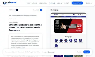 Preview of the Servis commerce Case Study