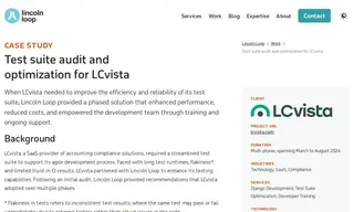 Preview of the LCVista Case Study