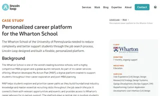Preview of the Wharton School of the University of Pennsylvania Case Study