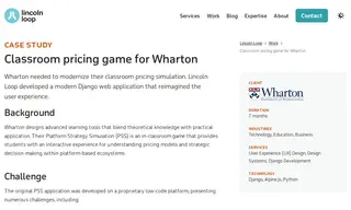 Preview of the Wharton Case Study