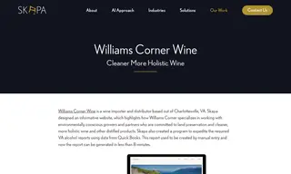 Preview of the Williams Corner Wine Case Study