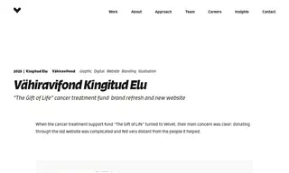 Preview of the Vähiravifond Kingitud Elu (The Gift of Life) Case Study