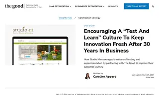 Preview of the Studio M Case Study