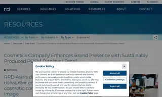 Preview of the Global Cosmetics Company (cosmetics Company Client) Case Study