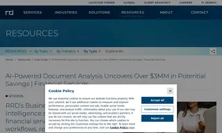 Preview of the Leading Financial Services Company Case Study