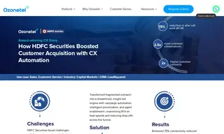 Preview of the HDFC Securities Case Study