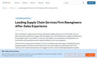 Preview of the Leading U.S. Supply-chain Services Provider Case Study