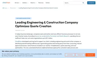 Preview of the Leading Engineering and Construction Company Case Study